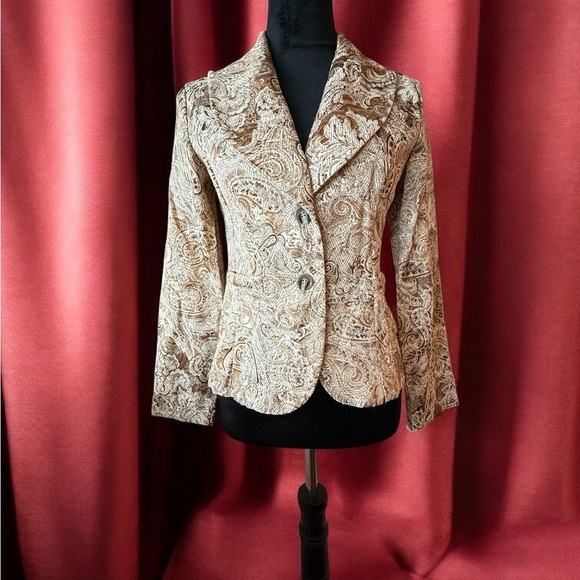 Set of 2 Blazers - Milto Color witj Notched Lapel and Silky Texture - Picture 3 of 8
